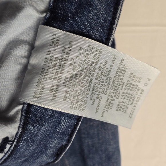 Levi's Mid Rise Skinny Boot Jeans Size‎ 8M Blue Denim Light Wear - Picture 11 of 16